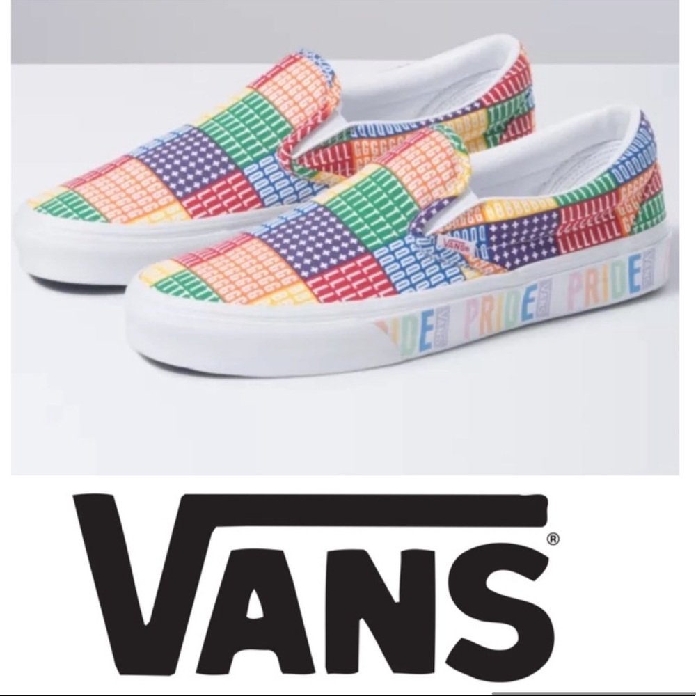 VANS PRIDE CLASSIC SLIP-ON, Women’s Size 8.5, Brand New in Box